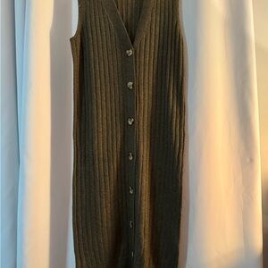 Only Charcoal Ribbed Knitwear